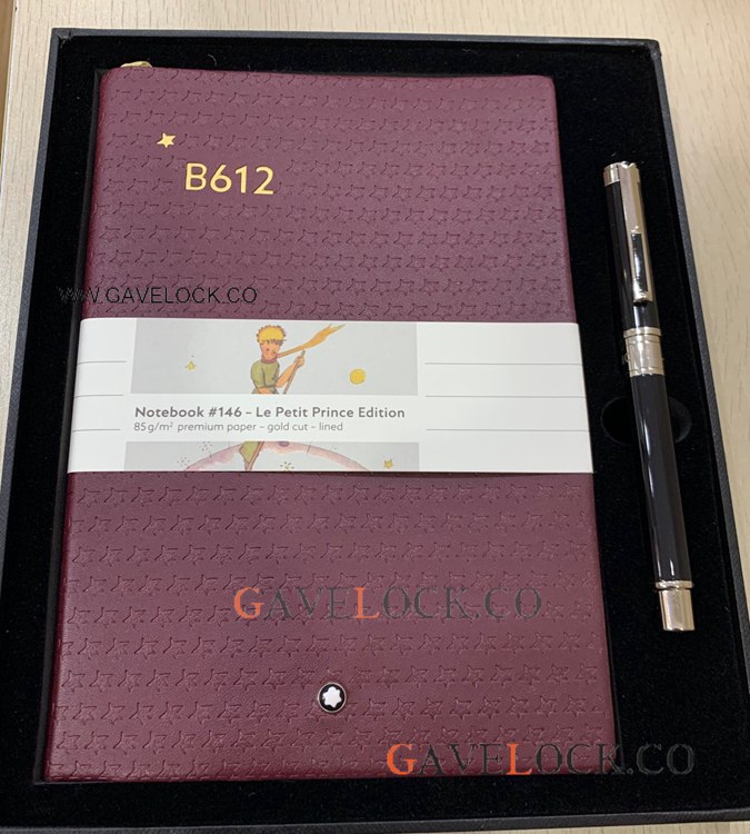 Set with Petit Prince Notebook & Montblanc Black Rollerball Set with Petit Prince Notebook & Montblanc Black Rollerball